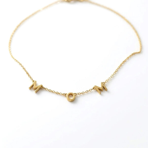 Mom grace initial Necklace