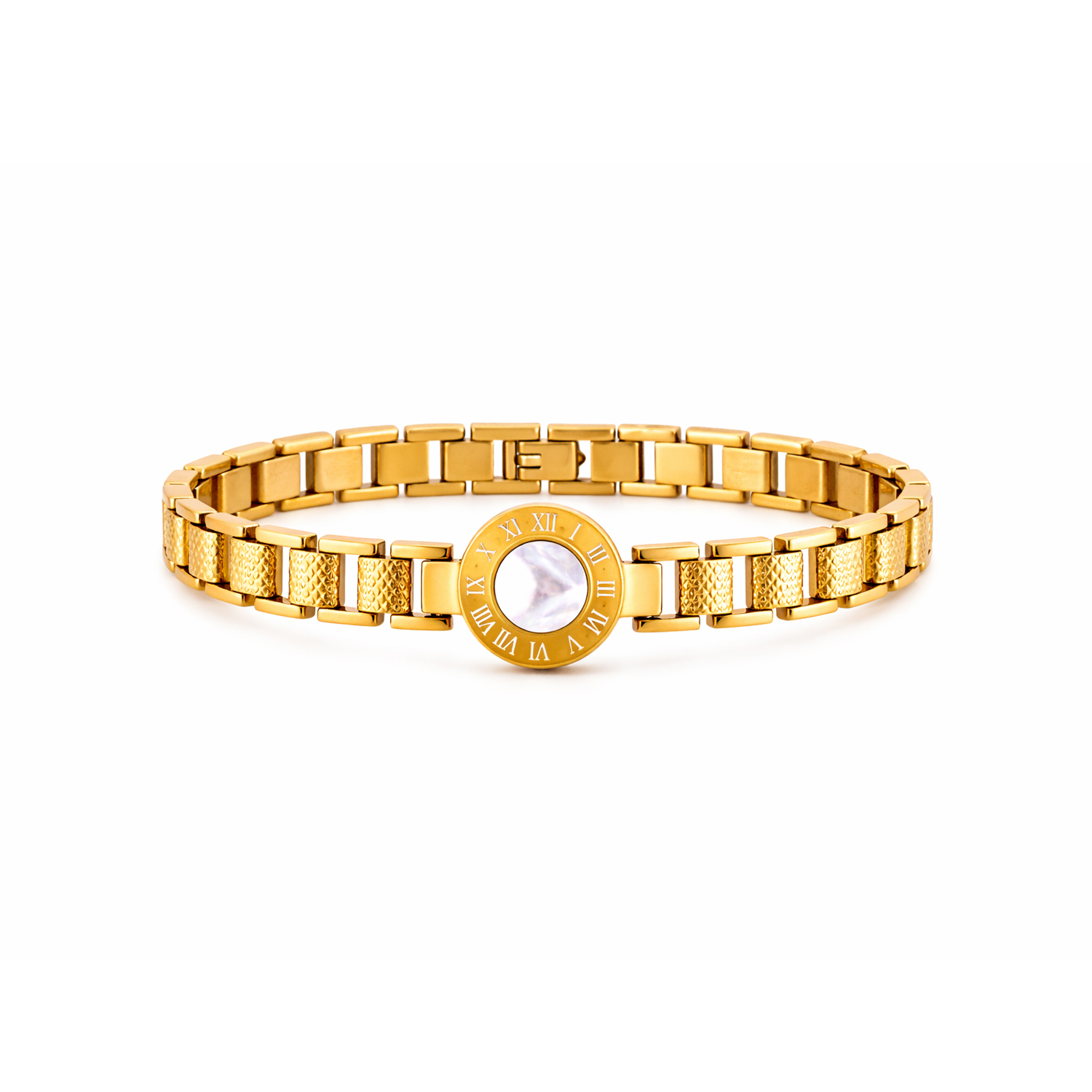Timeless Gold Link Bracelet - Image 1