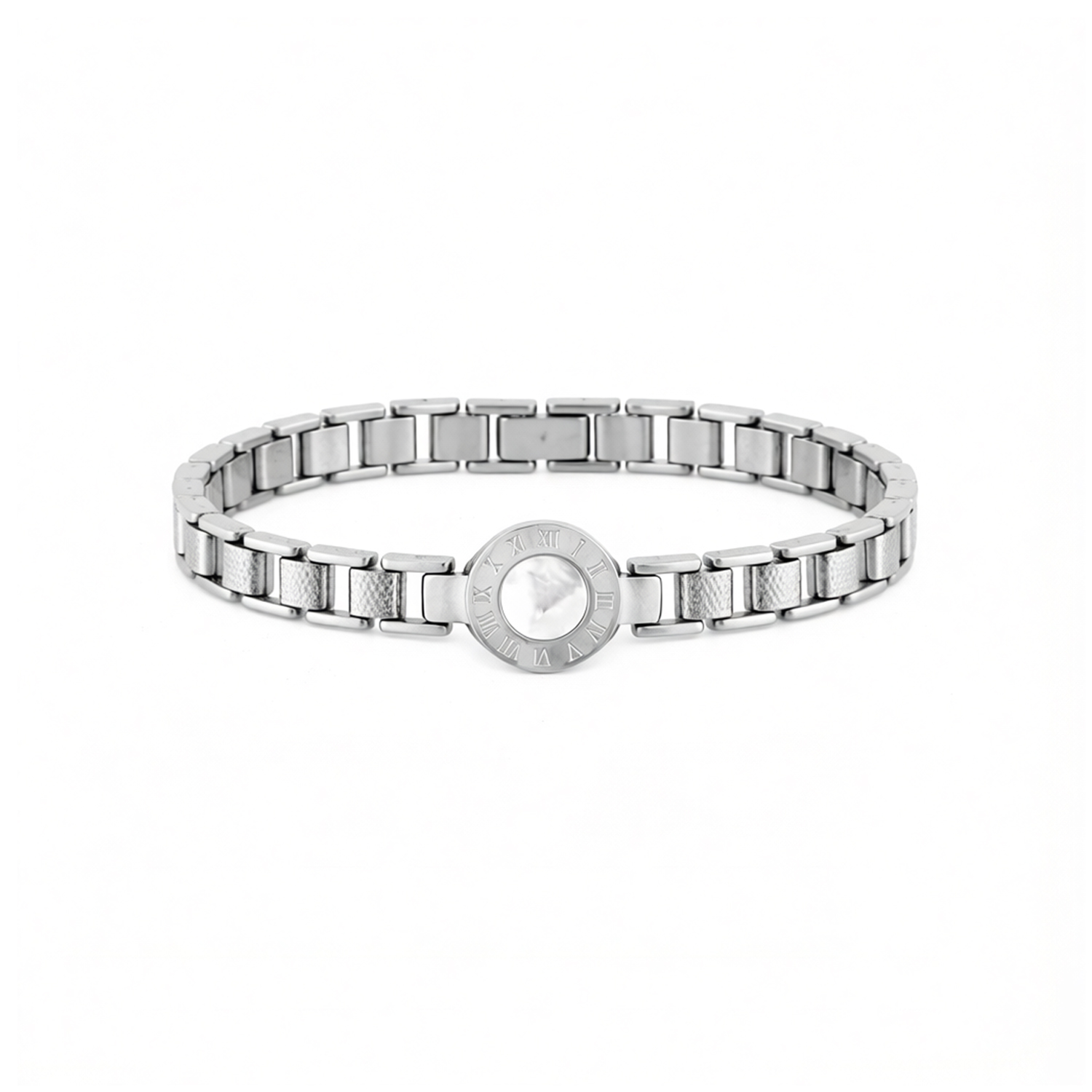 Timeless Silver Link Bracelet - Image 1
