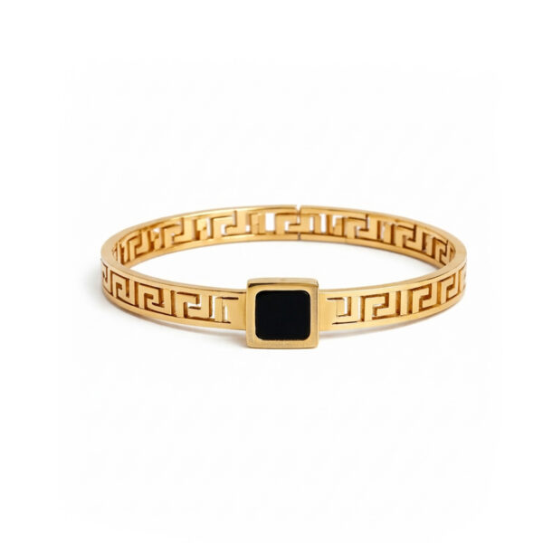 Golden Labyrinth Cuff