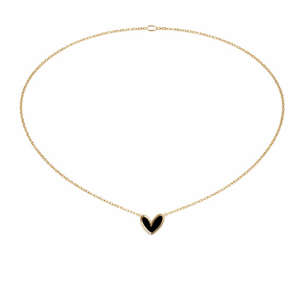 Midnight Heart Necklace