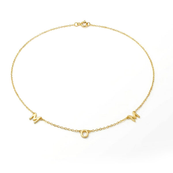 Mom grace initial Necklace