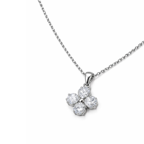 Crystal Bloom Flower Necklace