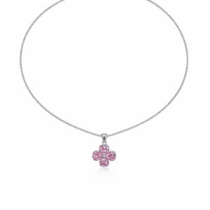 Crystal Bloom Flower Necklace - Image 5