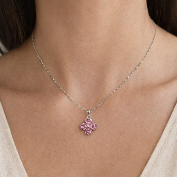Crystal Bloom Flower Necklace