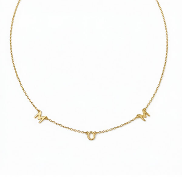 Mom grace initial Necklace