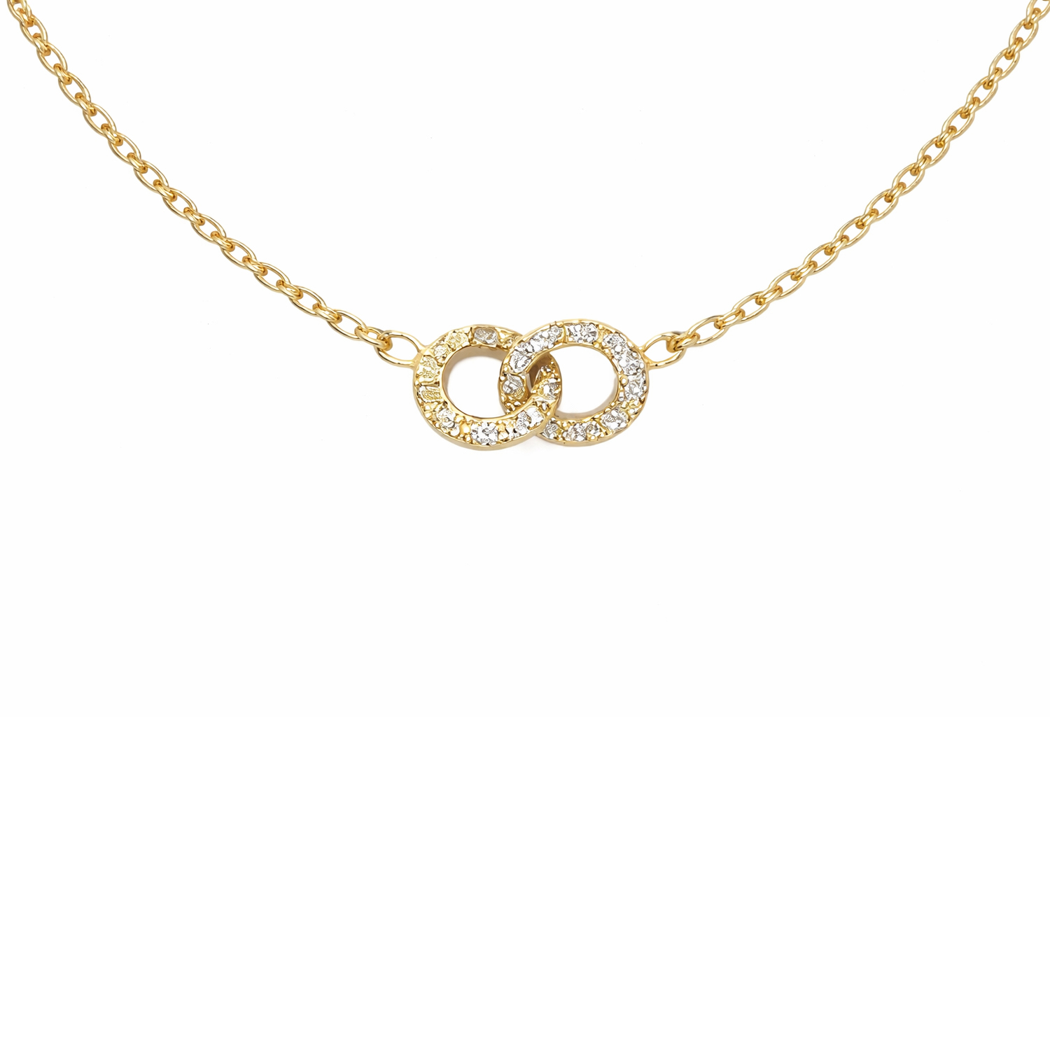 Eternal Spark Gold Necklace - Image 4
