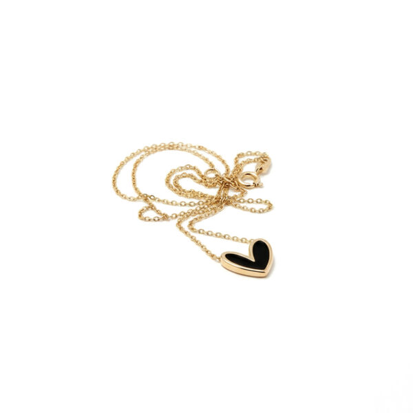 Midnight Heart Necklace